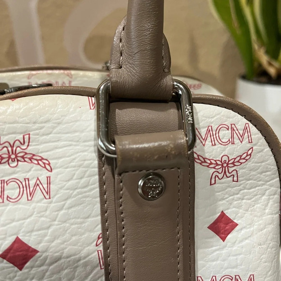 MCM WHITE VISETOS HANDBAG - Picture 9 of 16